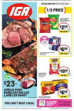 Preview of catalogue IGA catalogue from shop IGA valid 09/09/2026