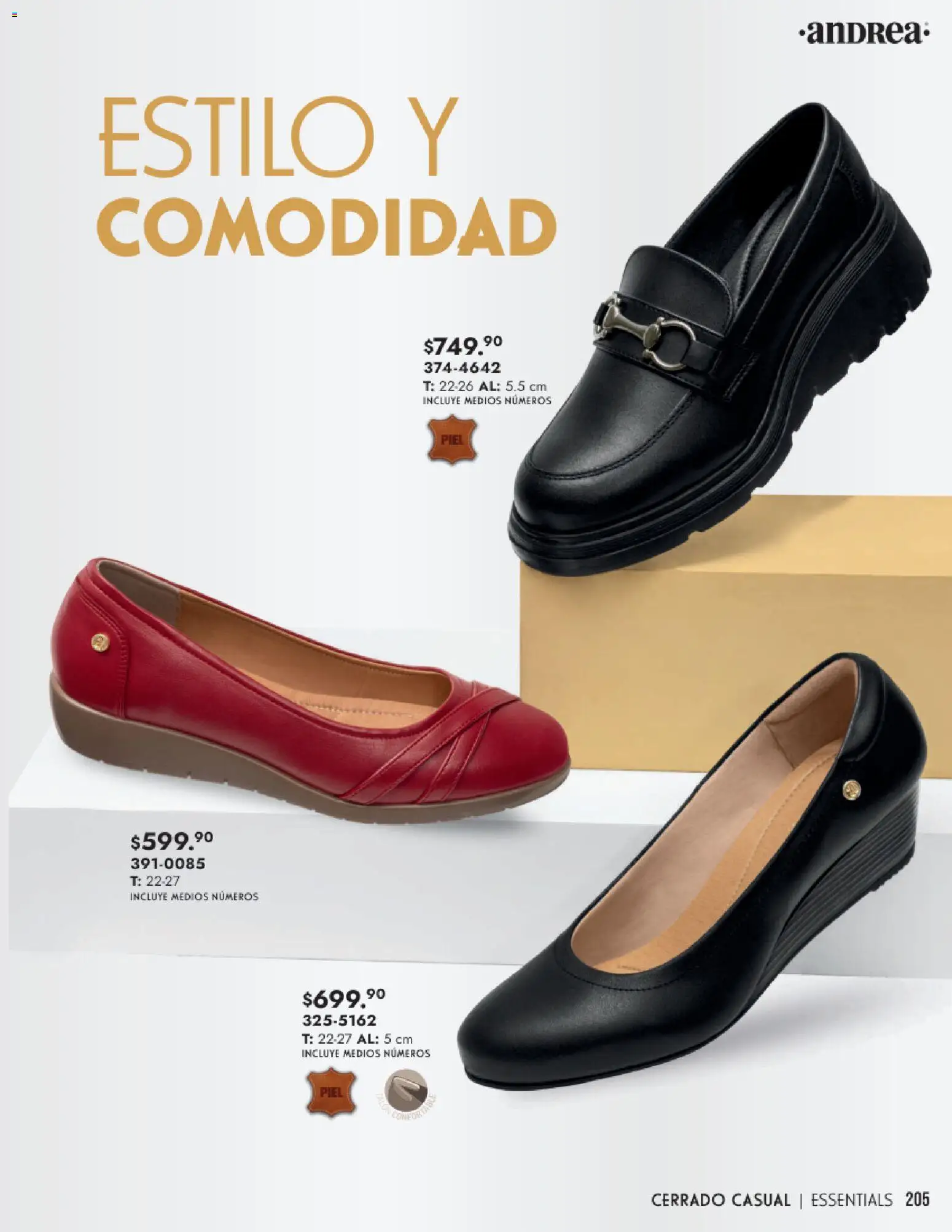 Vista previa las ofertas de la tienda Andrea - Catálogo Calzado Dama desde el 25/01/2026 