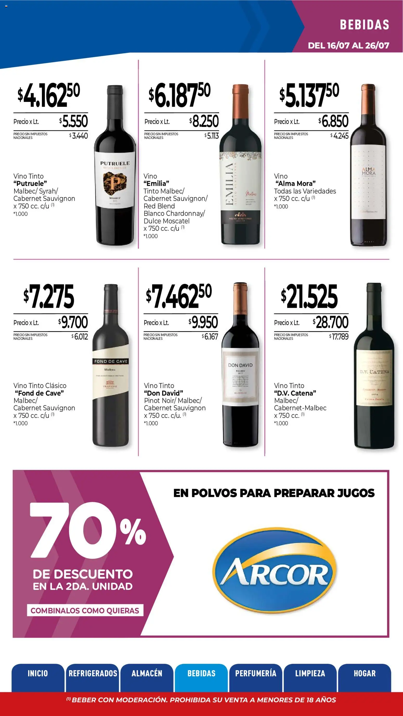 Vista previa del folleto de la tienda La Anonima válido desde el 16/07/2026 