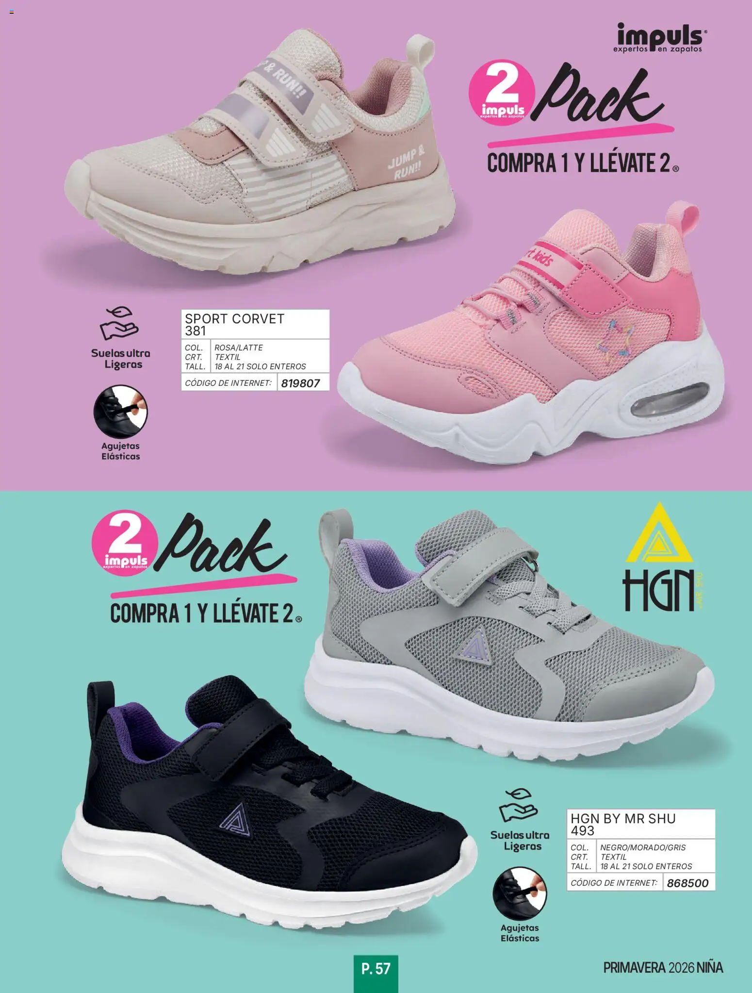 Vista previa las ofertas de la tienda Impuls - Catálogo Niña desde el 01/01/2026 - Zapatos