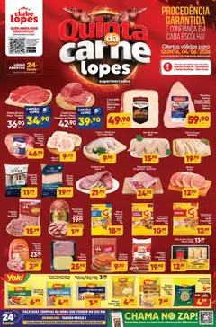 Pré-Visualização do folheto "Lopes Supermercados - Ofertas da semana" da loja Lopes Supermercados válido a partir de 04/06/2026
