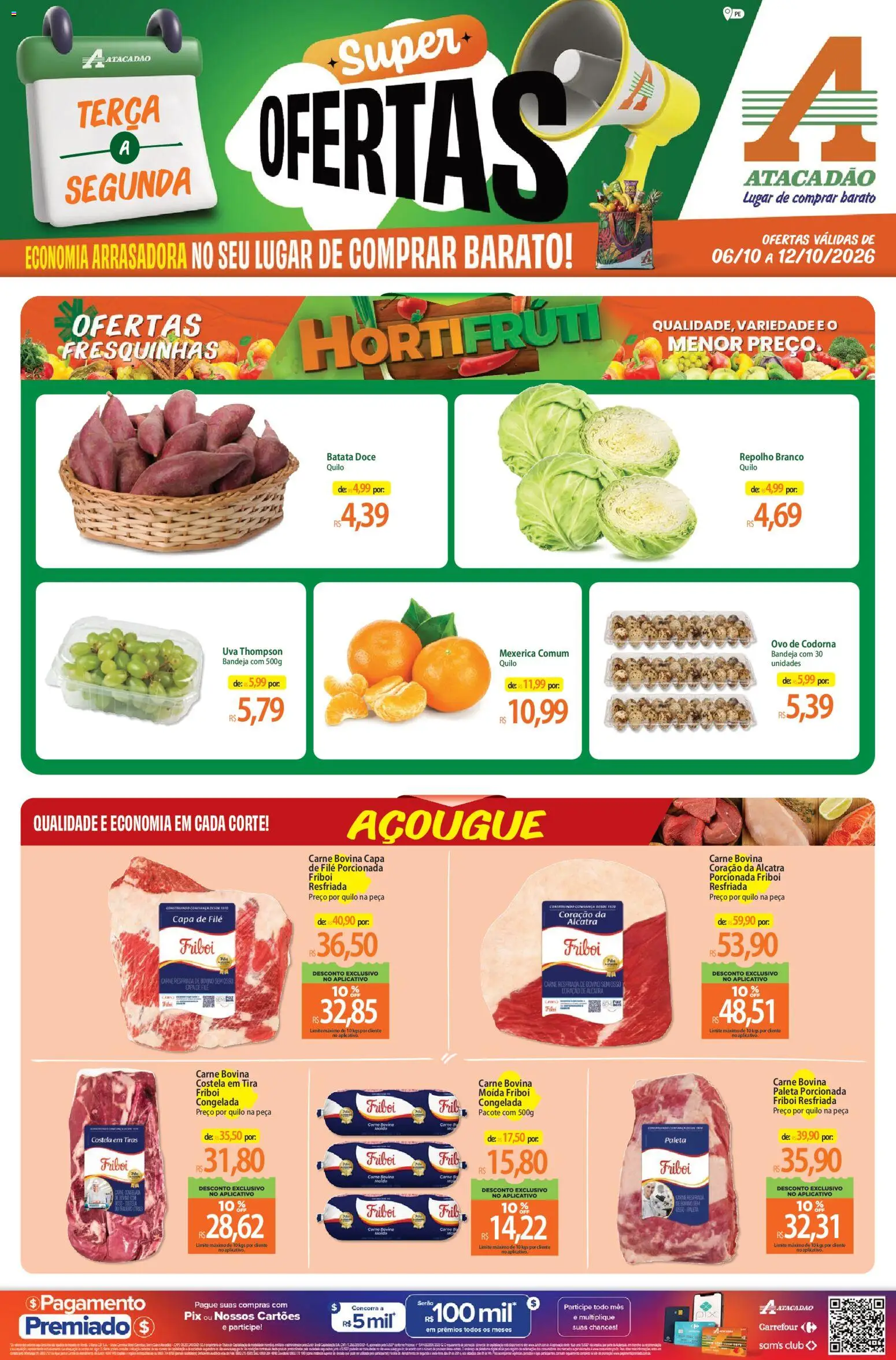 Pré-Visualização do folheto "Atacadão ofertas - PE" da loja Atacadão válido a partir de 06/10/2026