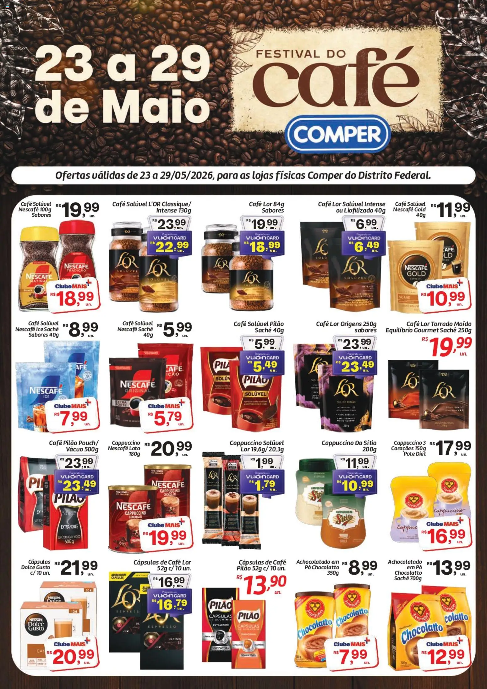 Comper Comper ofertas Festival do Café (de 23/05/2026) - Promoções PDF