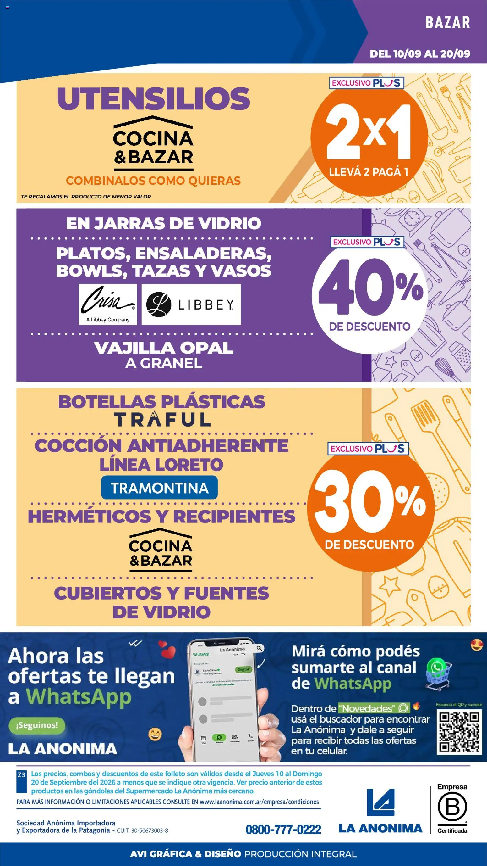 Vista previa del folleto de la tienda La Anonima válido desde el 10/09/2026 