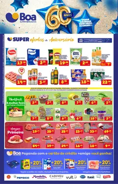 Pré-Visualização do folheto "Boa Supermercados - Ofertas da semana" da loja Boa Supermercados válido a partir de 25/09/2026