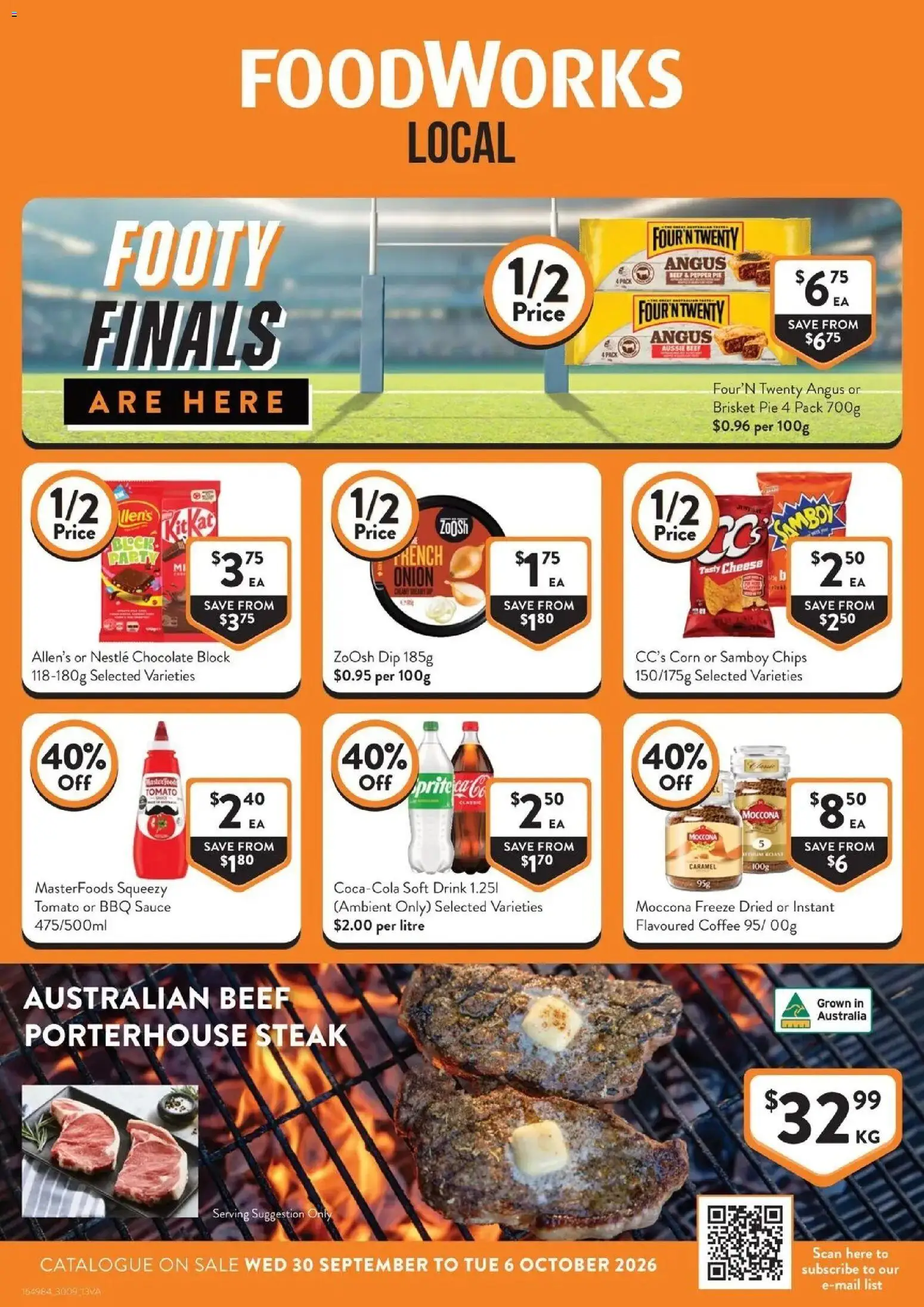 Preview of catalogue Foodworks catalogue Local VIC from shop Foodworks valid 30/09/2026