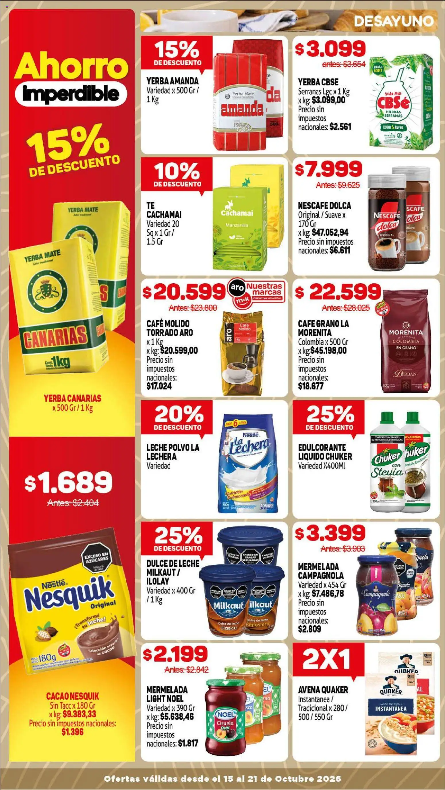 Vista previa del folleto de la tienda Makro válido desde el 15/10/2026 