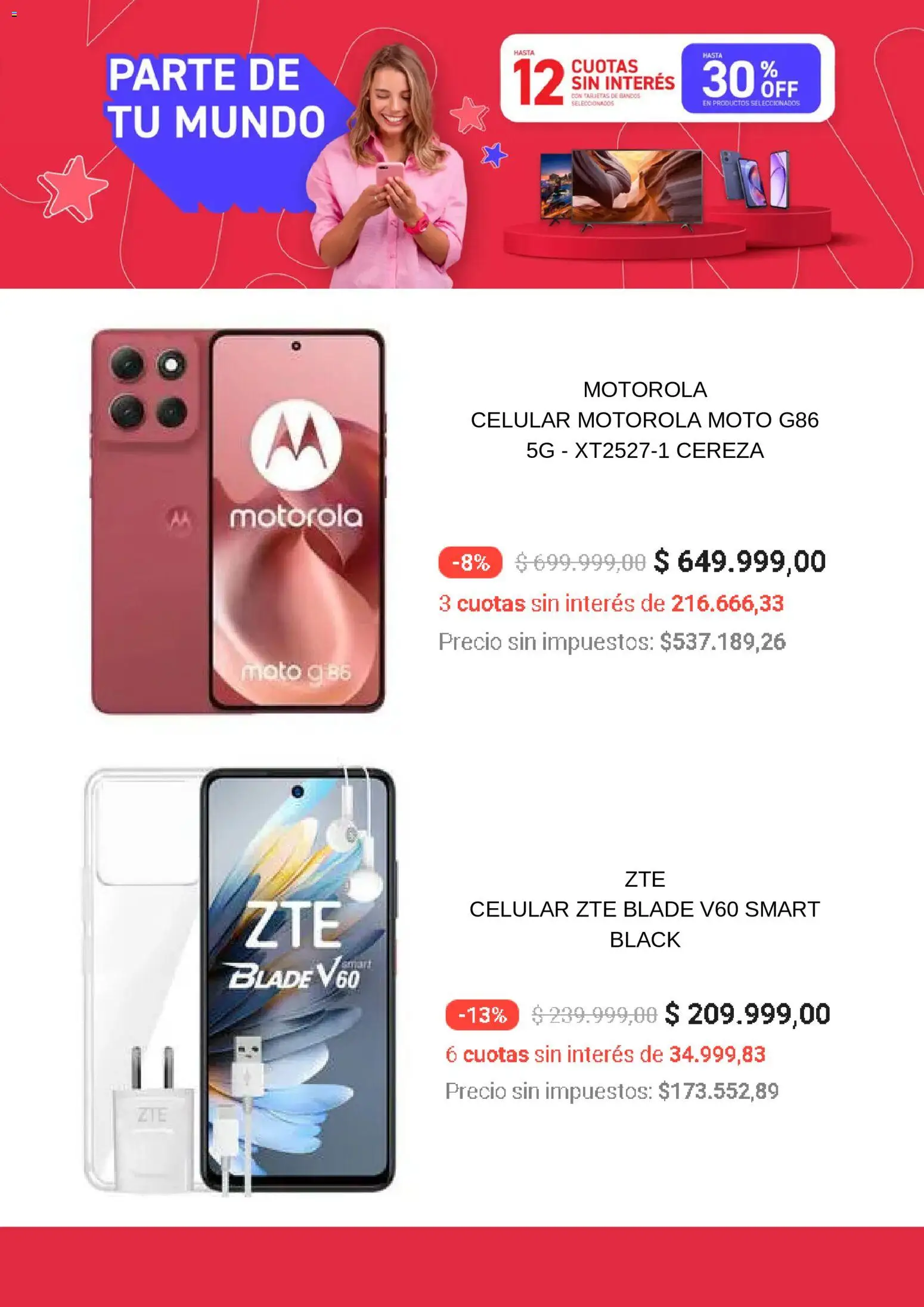 Vista previa del folleto de la tienda Musimundo válido desde el 04/03/2026 - Celular