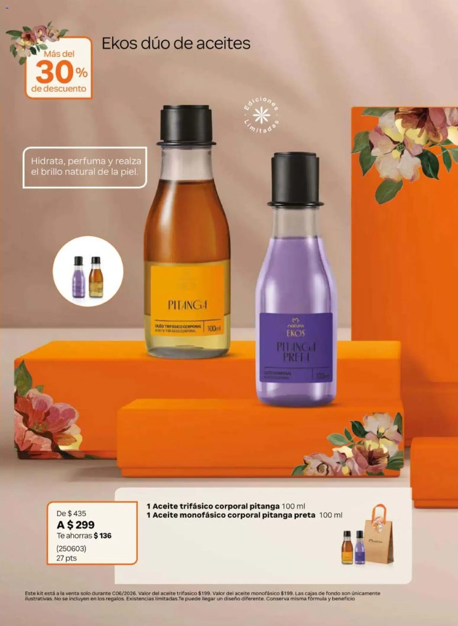 Vista previa las ofertas de la tienda Natura - Natura campaña 6 2026 desde el 02/04/2026 - Té, Aceite, Brillo