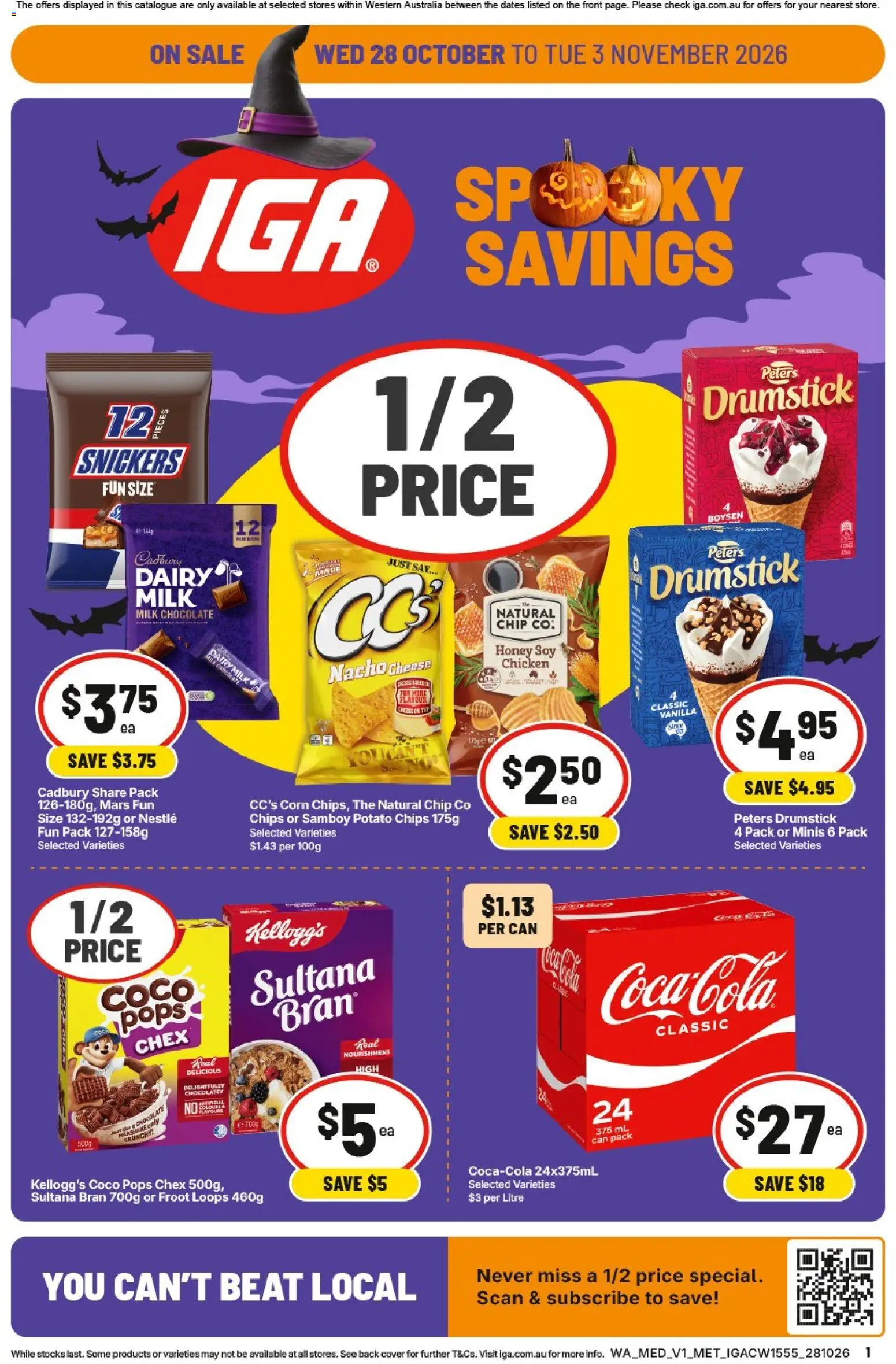 Preview of catalogue IGA catalogue WA from shop IGA valid 28/10/2026