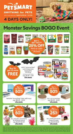 Preview of leaflet Petsmart - Weekend Flyer from shop Petsmart is valid from Oct 29, 2026