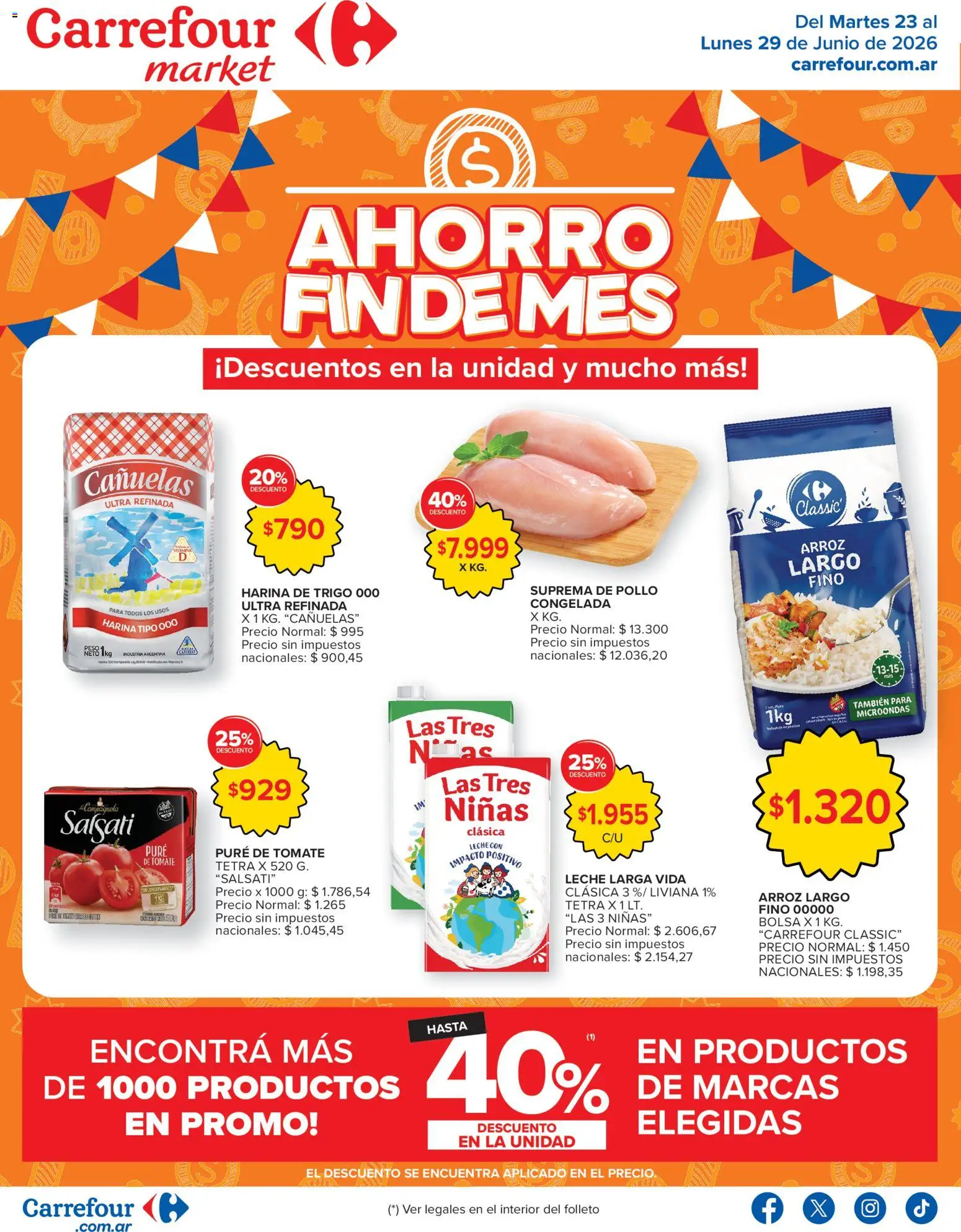 Vista previa del folleto de la tienda Carrefour válido desde el 23/06/2026 