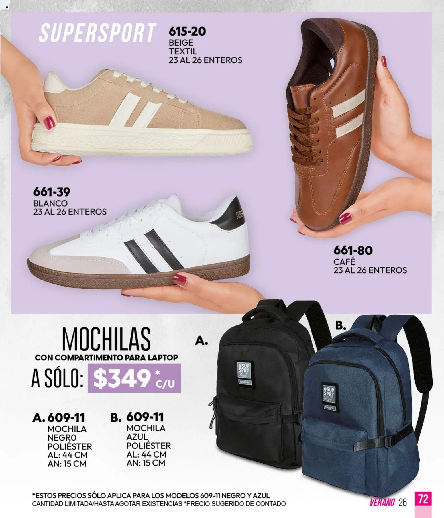 Vista previa las ofertas de la tienda Cklass - Cklass catálogo Sportbrands Verano Caballero desde el 05/03/2026 - Café, Laptop, Mochila