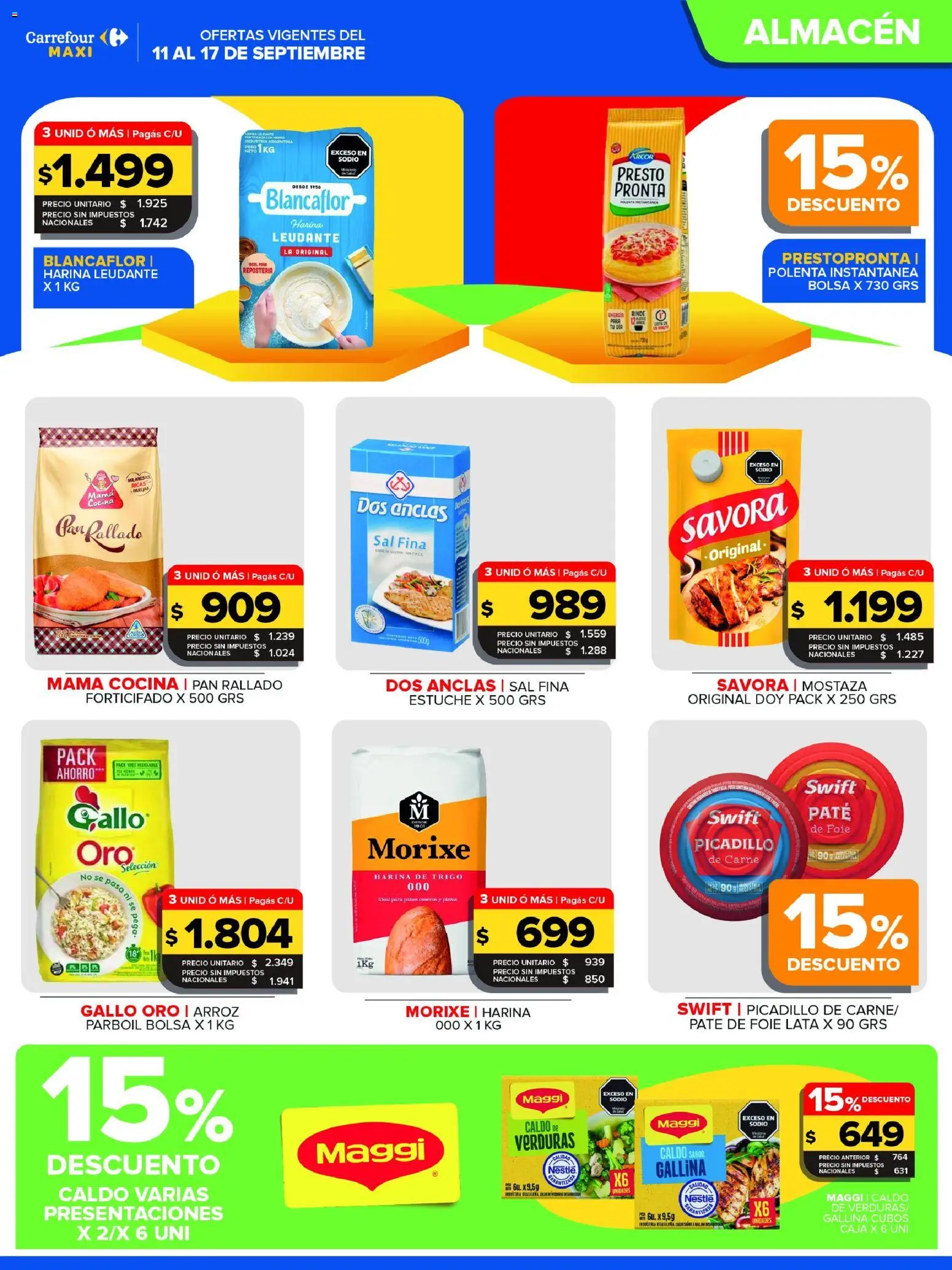Vista previa del folleto de la tienda Carrefour Maxi válido desde el 11/09/2026 