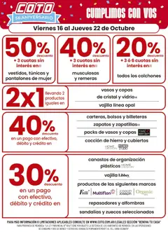 Vista previa del folleto de la tienda Coto válido desde el 16/10/2026 