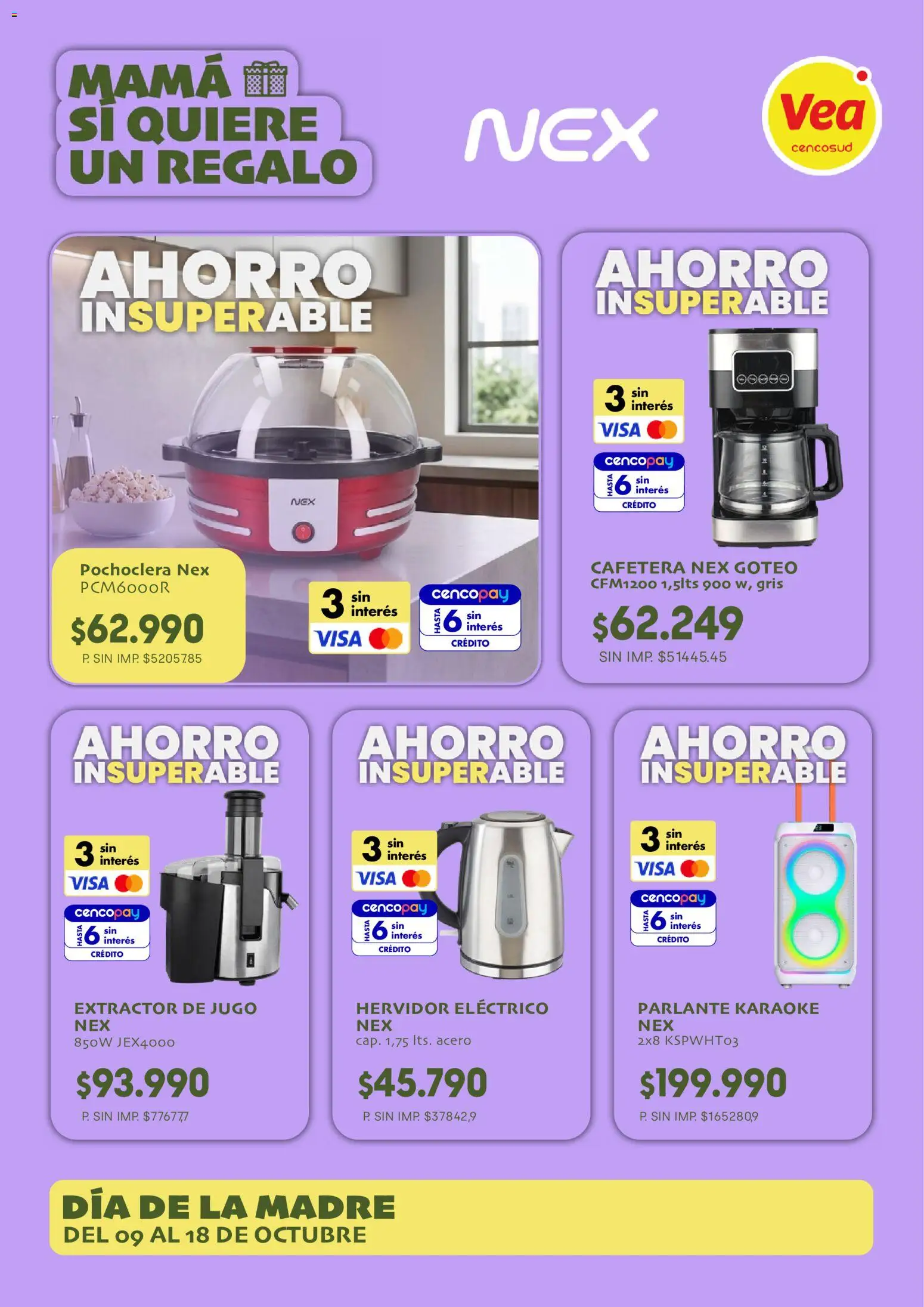 Vista previa del folleto de la tienda Vea válido desde el 09/10/2026 