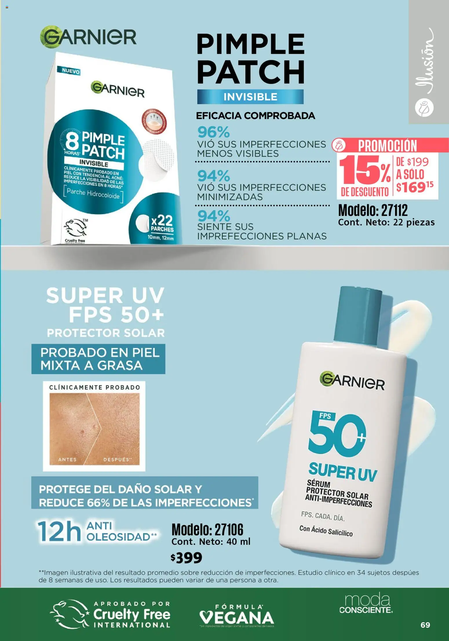 Vista previa las ofertas de la tienda Ilusión - Ilusión catálogo Marcas Amigas desde el 01/09/2026 - Protector solar, Serum, Ingredientes, Sobre