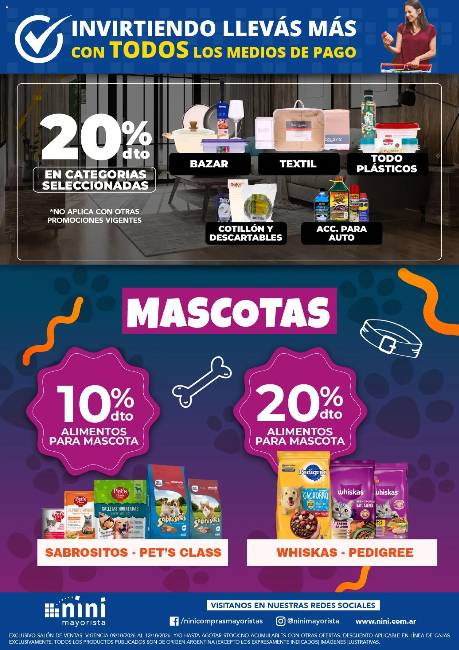 Vista previa del folleto de la tienda NINI Mayorista válido desde el 09/10/2026 