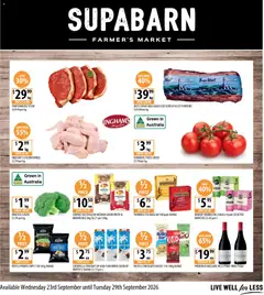 Preview of catalogue Supabarn catalogue from shop Supabarn valid 23/09/2026