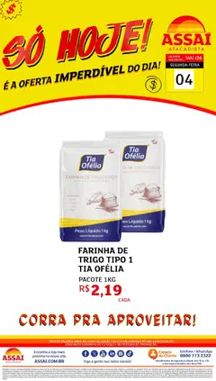 Pré-Visualização do folheto "Assaí Atacadista ofertas - GO" da loja Assaí Atacadista válido a partir de 04/05/2026