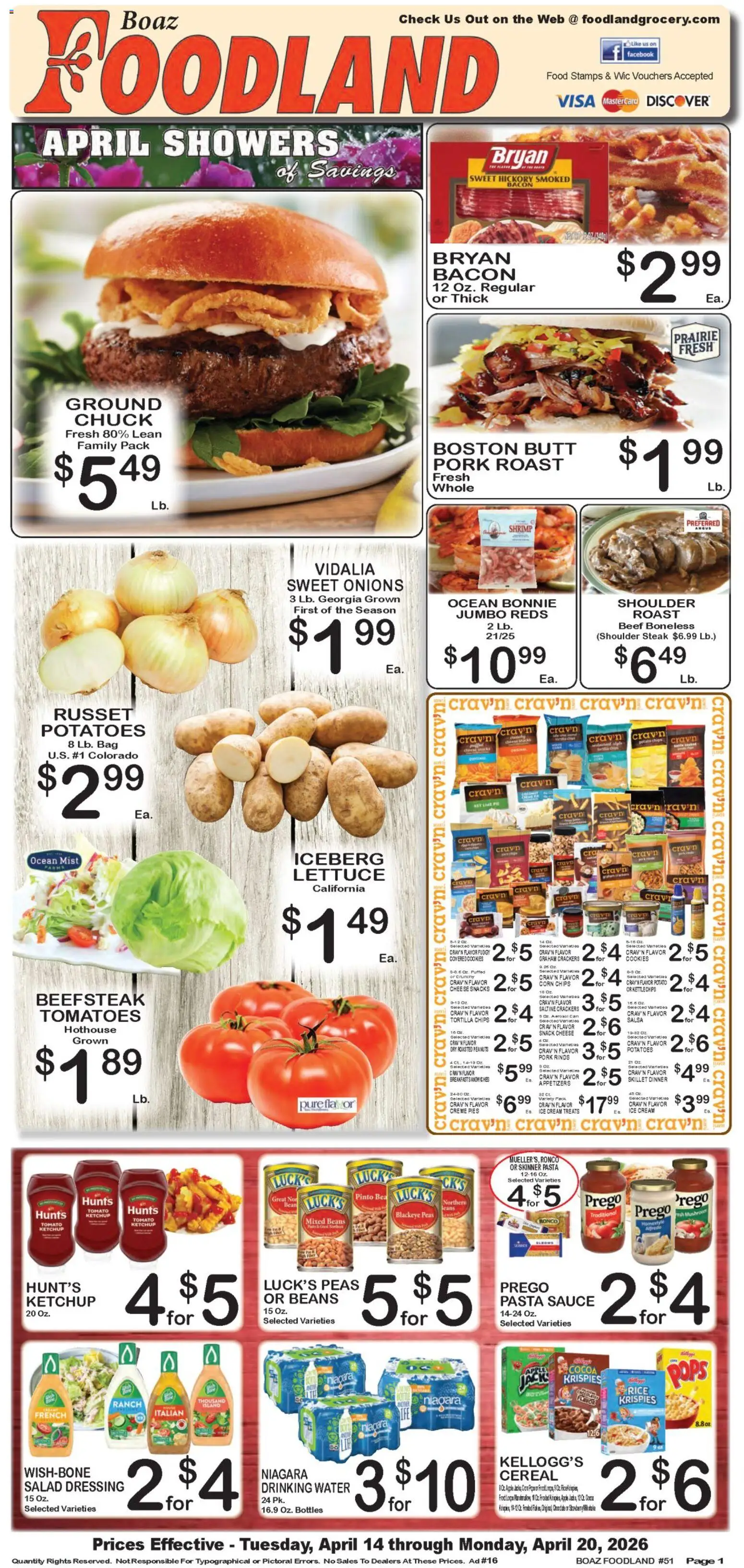 Ad Preview of Foodland Foodland Weekly Ad from 04/14/2026