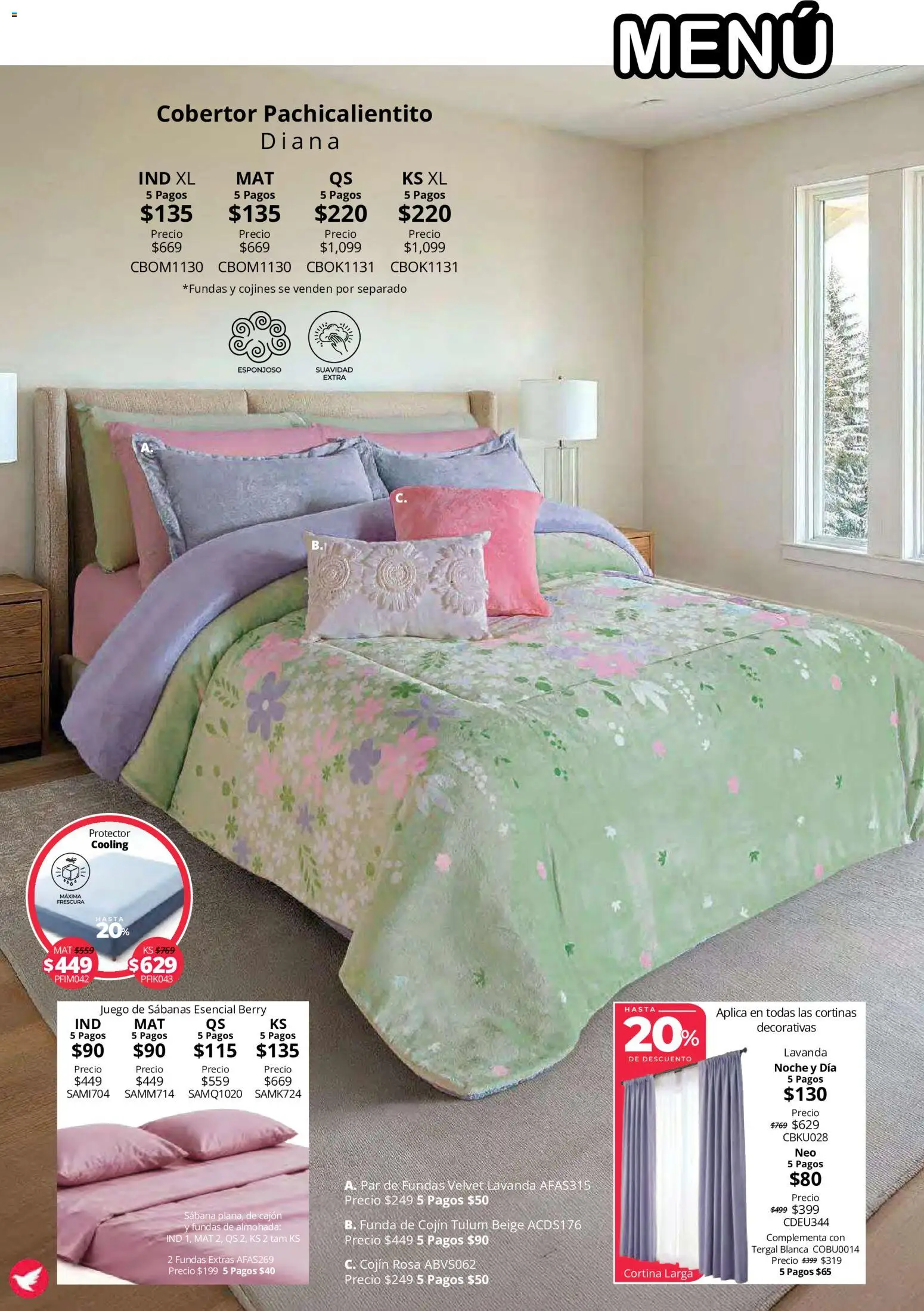 Vista previa las ofertas de la tienda Colchas Concord - Colchas Concord catálogo Colección Cobertor Calor de Hogar desde el 15/10/2026 