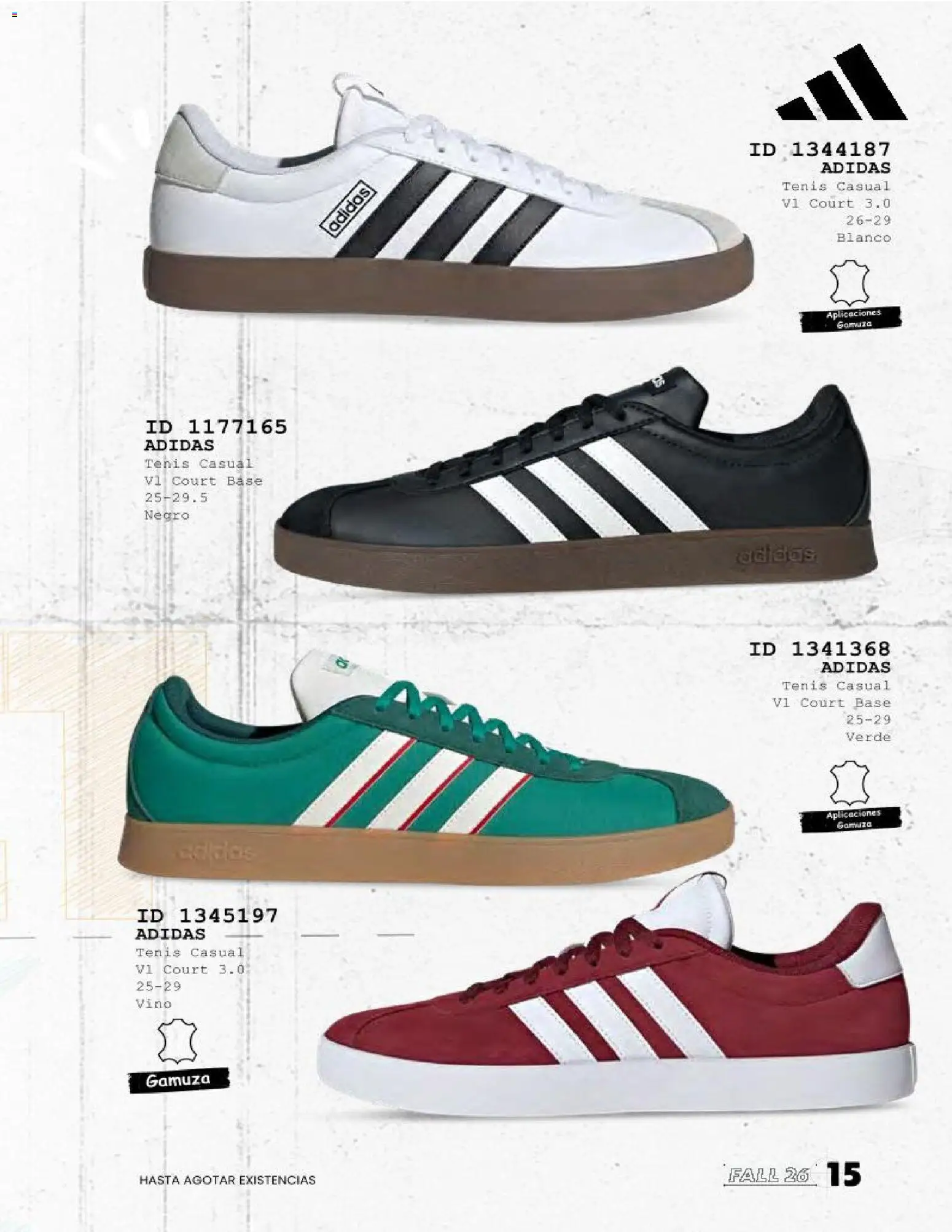 Vista previa las ofertas de la tienda Price Shoes - Price Shoes catálogo desde el 17/08/2026 - Tenis, Gorra, Playera, Pants, Algodón, Gamuza