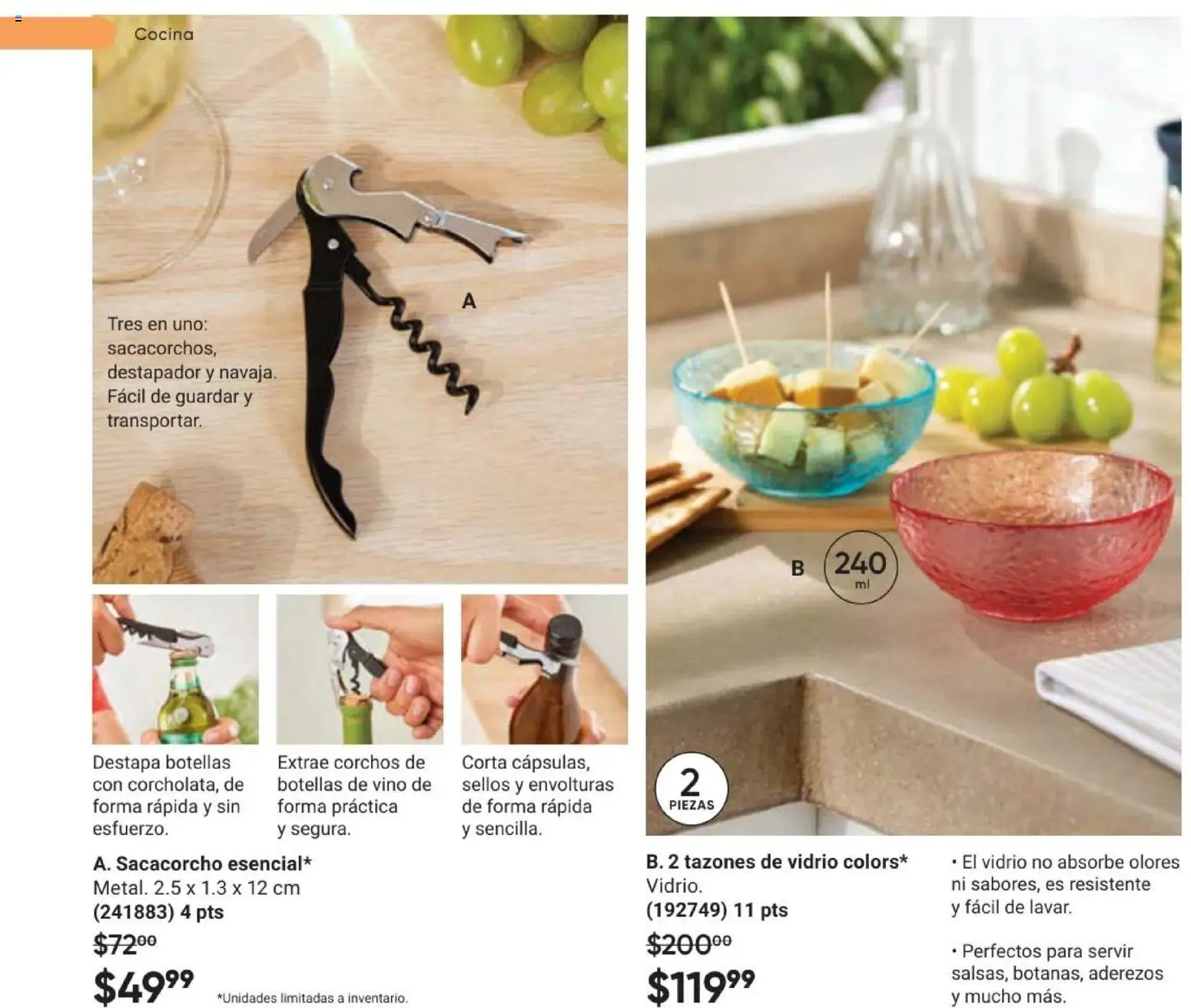 Vista previa las ofertas de la tienda AVON - AVON Casa & Estilo 15 2026 desde el 02/10/2026 - Cocina, Vino, Destapador