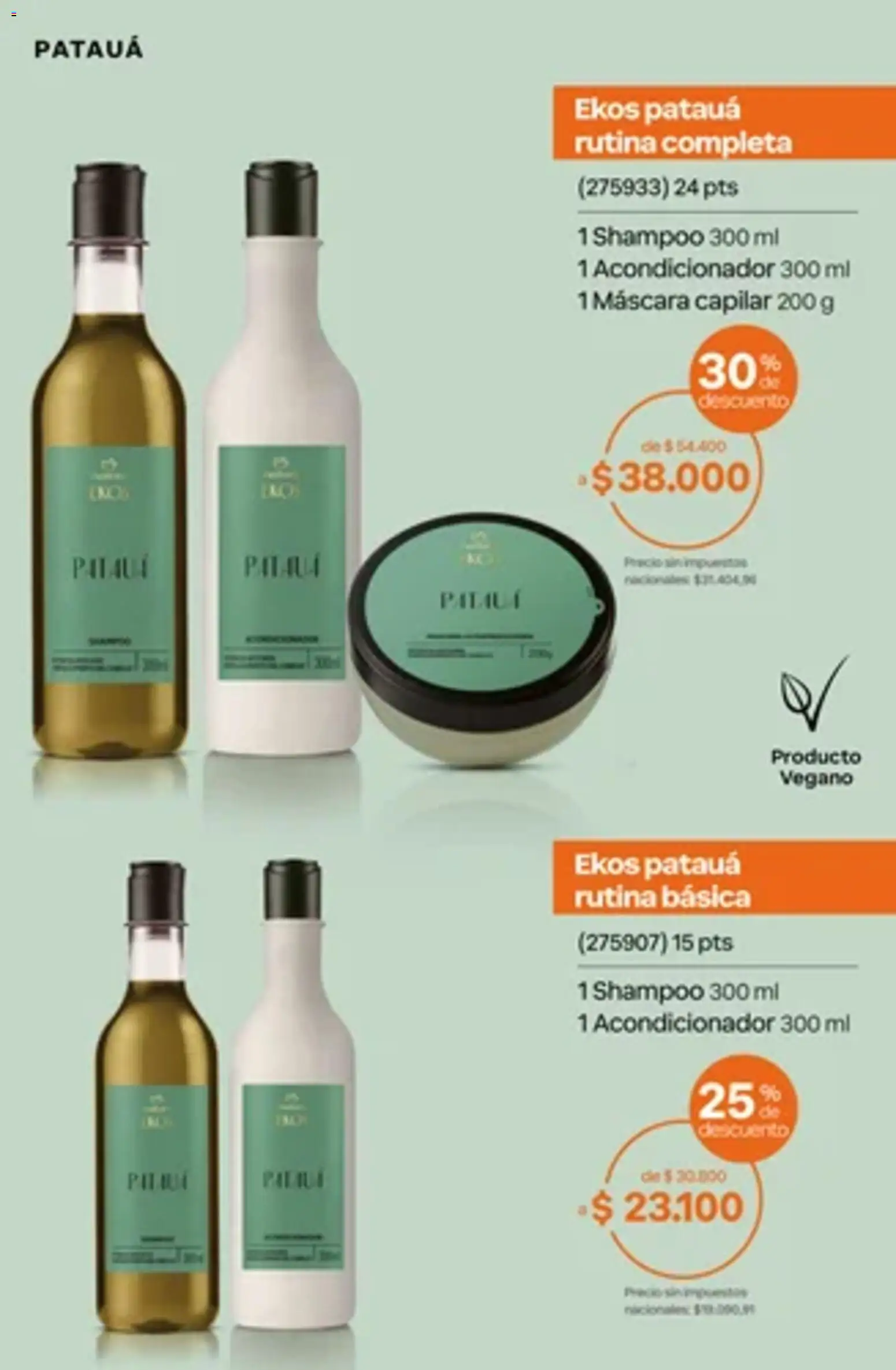 Vista previa del folleto de la tienda Natura válido desde el 01/10/2026 - Shampoo, Acondicionador, Máscara