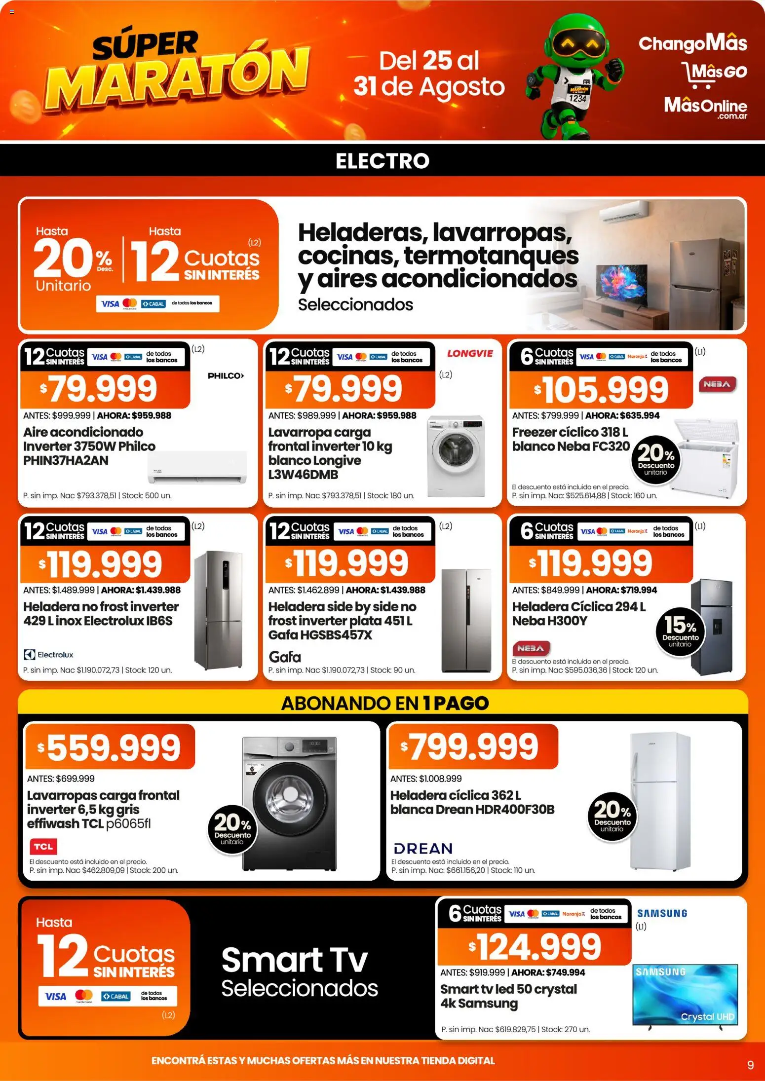 Vista previa del folleto de la tienda Changomas válido desde el 25/08/2026 