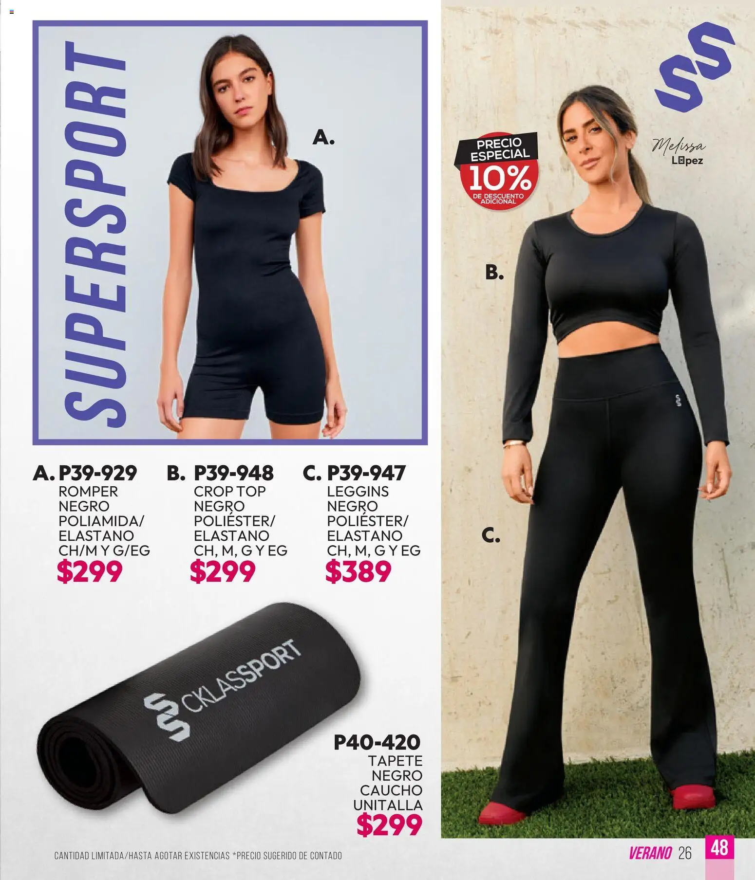 Vista previa las ofertas de la tienda Cklass - Cklass catálogo Sportweek desde el 28/04/2026 - Top, Tapete