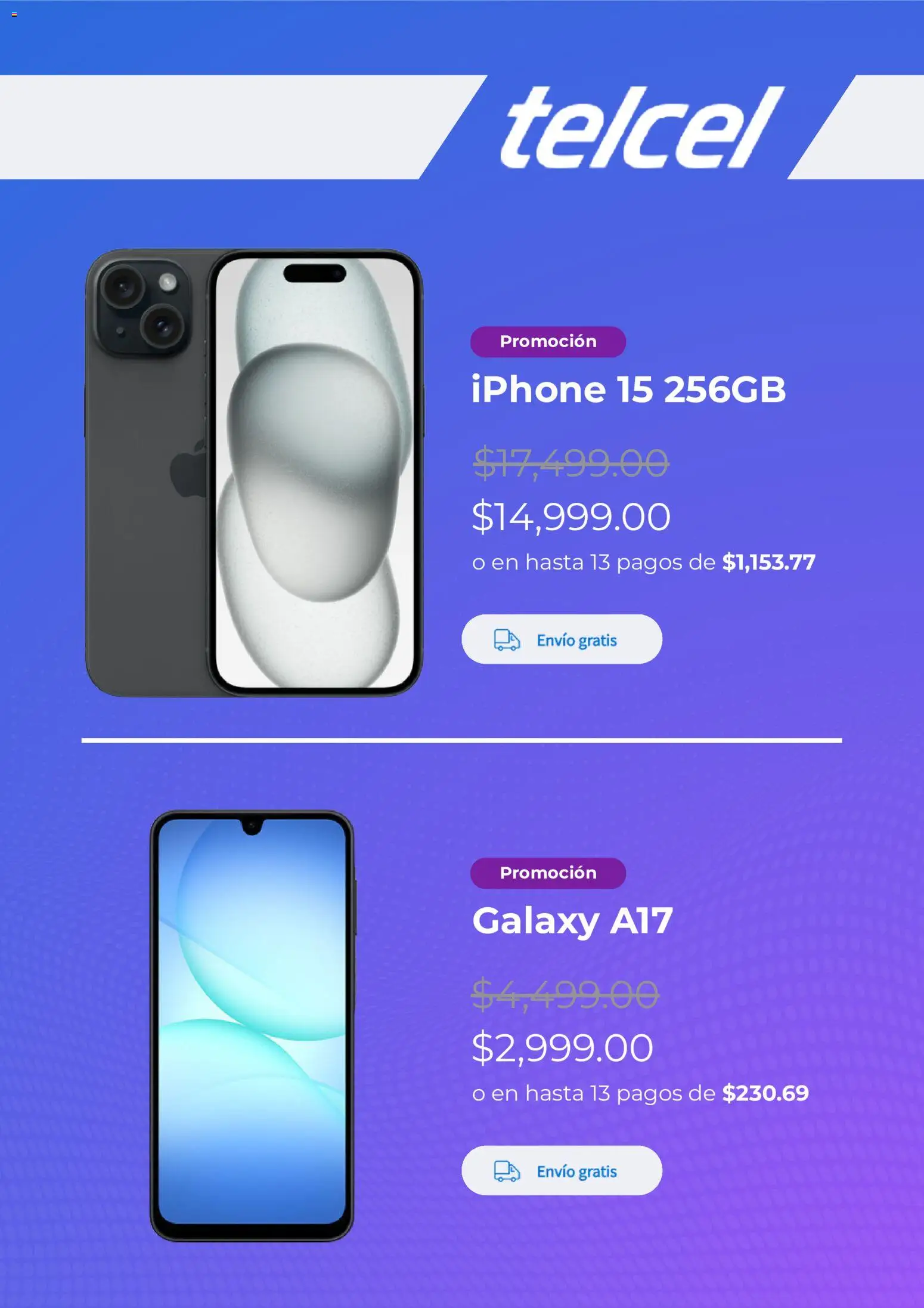 Vista previa las ofertas de la tienda Telcel - Telcel catálogo desde el 21/09/2026 