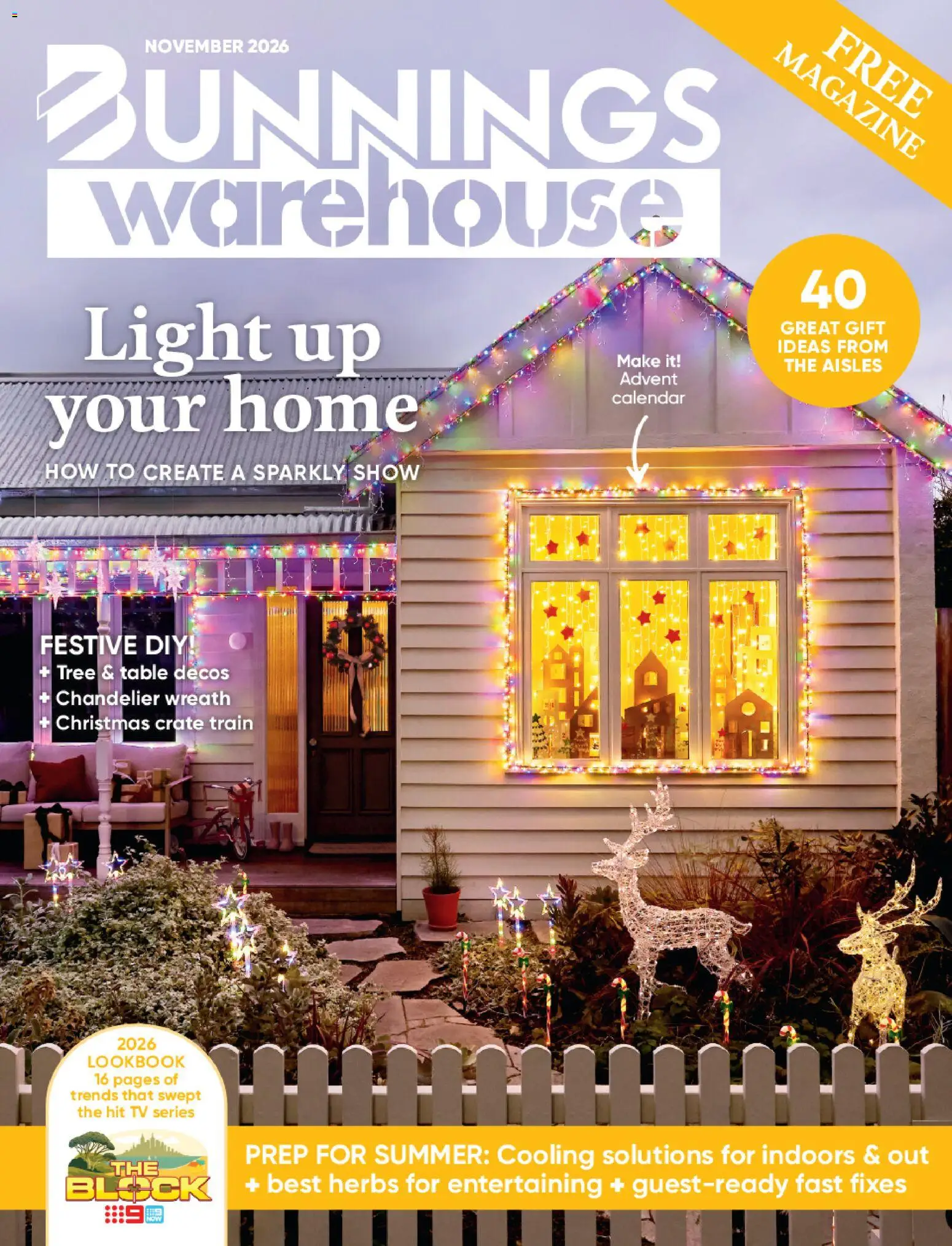 Preview of catalogue Bunnings Warehouse Magazine November from shop Bunnings Warehouse valid 01/11/2026