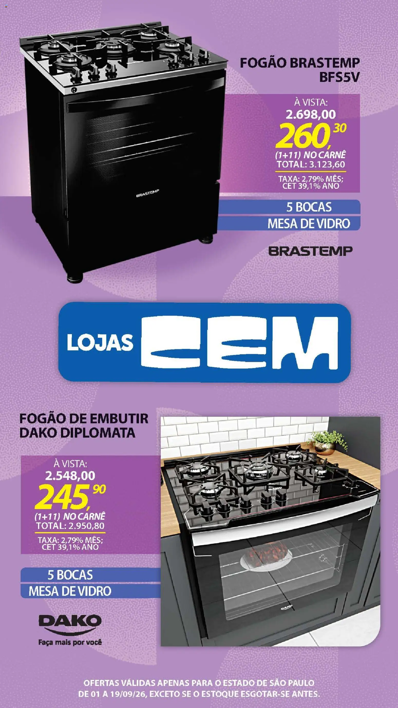 Ofertas Lojas Cem até 19/09/2026. - Página 55