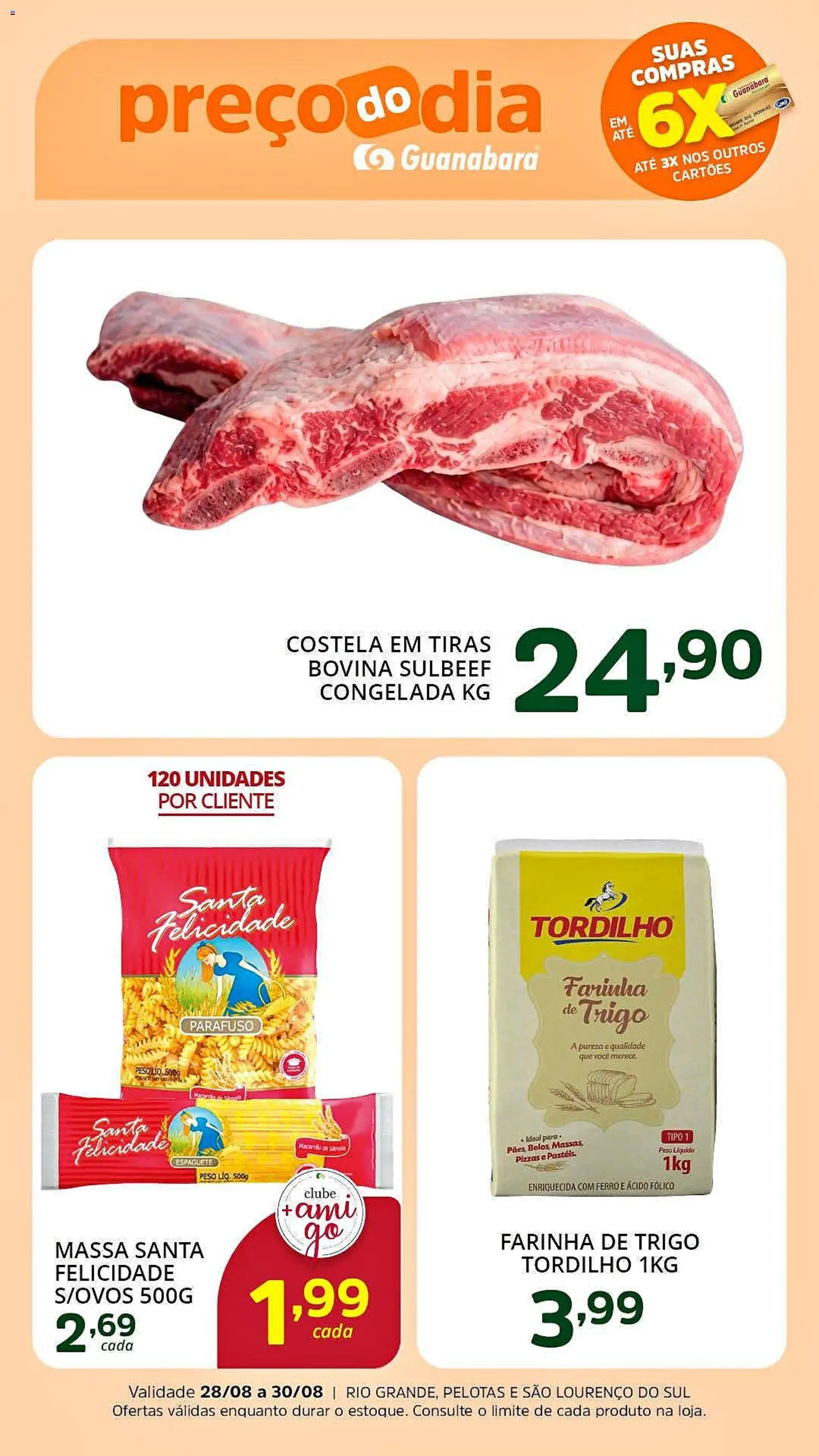 Pré-Visualização do folheto "Supermercado Guanabara - Ofertas da semana" da loja Supermercado Guanabara válido a partir de 28/08/2026
