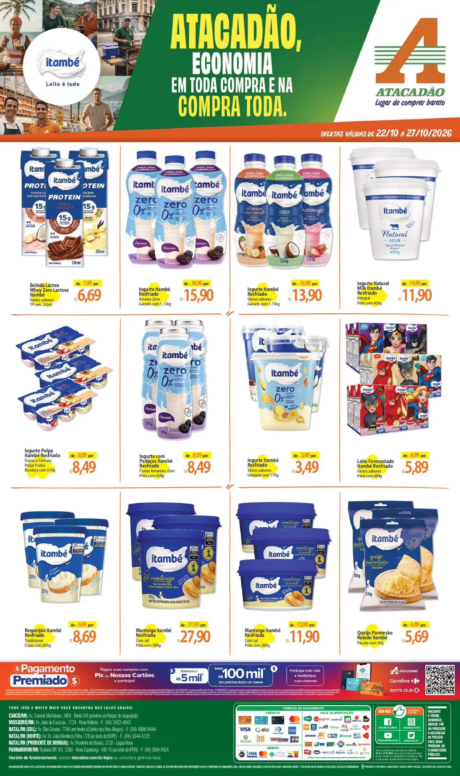 Pré-Visualização do folheto "Atacadão ofertas - RN" da loja Atacadão válido a partir de 22/10/2026