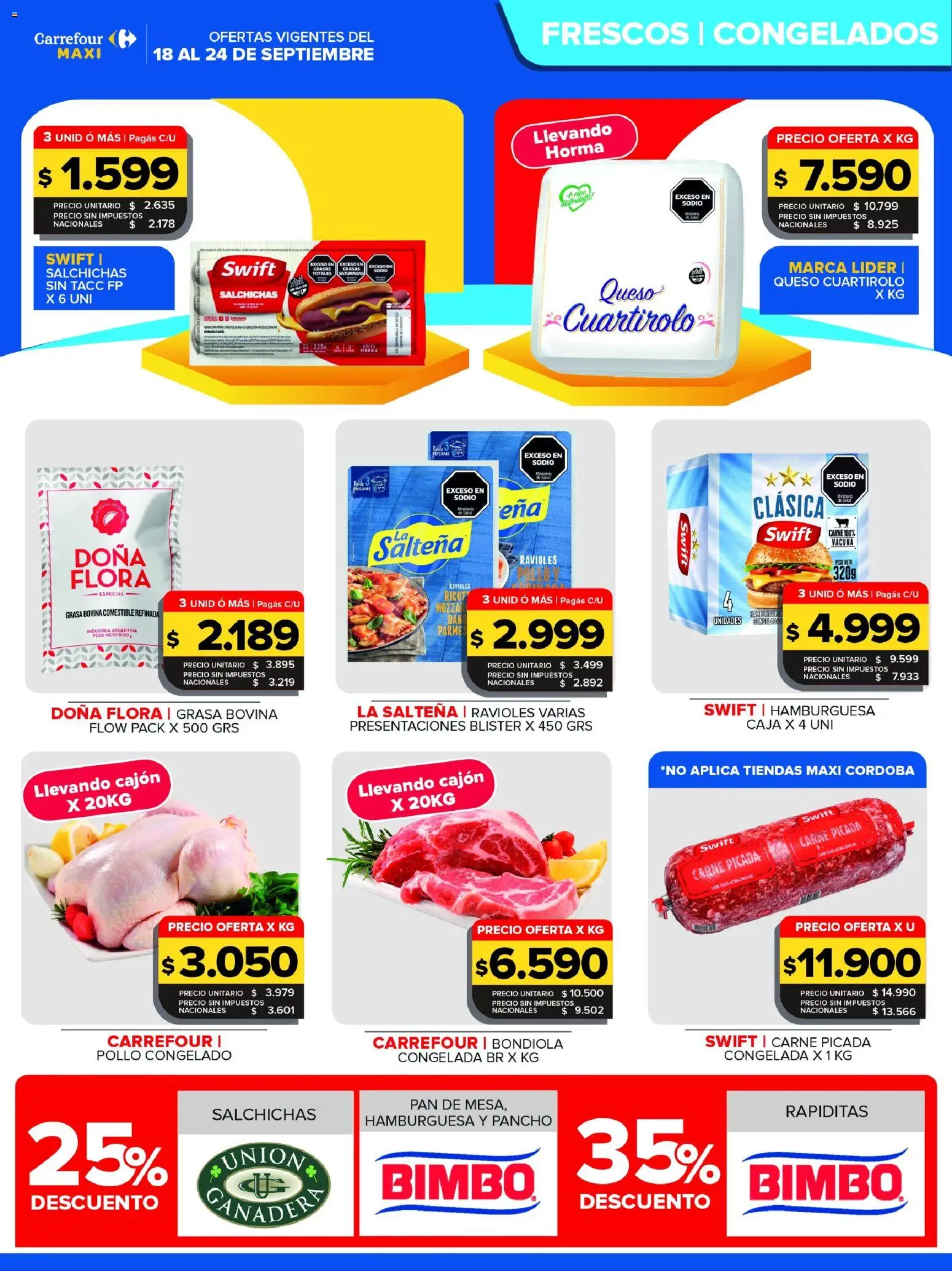 Vista previa del folleto de la tienda Carrefour Maxi válido desde el 18/09/2026 