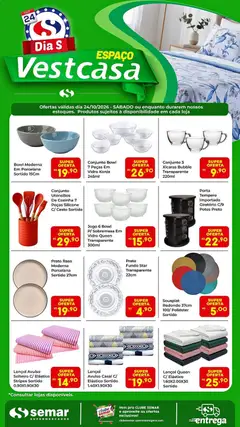 Pré-Visualização do folheto "Semar Supermercado ofertas Vestcasa" da loja Semar Supermercado válido a partir de 24/10/2026