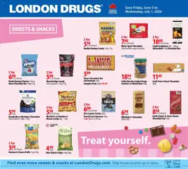 Preview of leaflet London Drugs - Sweets & Snacks Insert from shop London Drugs is valid from Jun 05, 2026