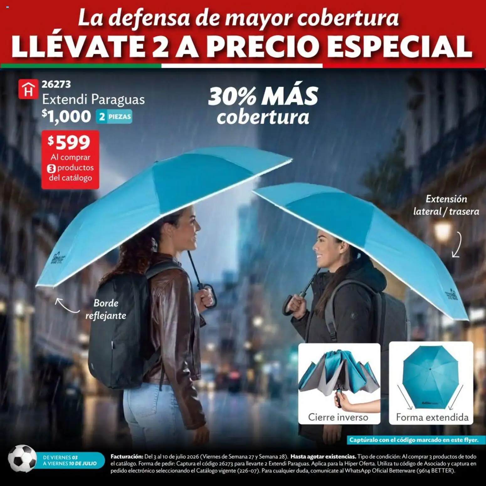 Vista previa las ofertas de la tienda Betterware - Betterware catálogo Llévate tus favoritos desde el 03/07/2026 - Extensión