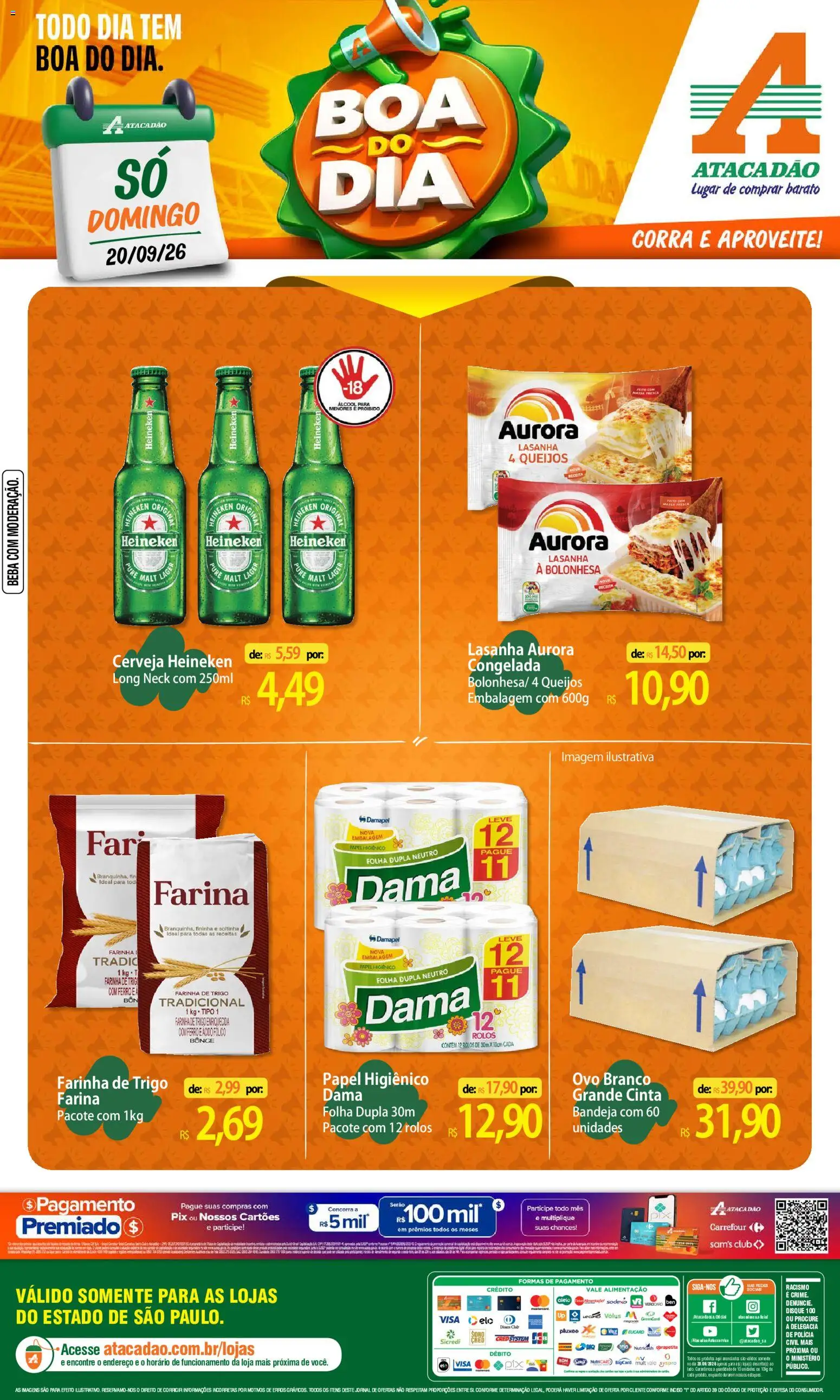 Pré-Visualização do folheto "Atacadão ofertas - SP" da loja Atacadão válido a partir de 20/09/2026