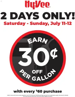 Ad Preview of HyVee HyVee Special Sales from 07/11/2026