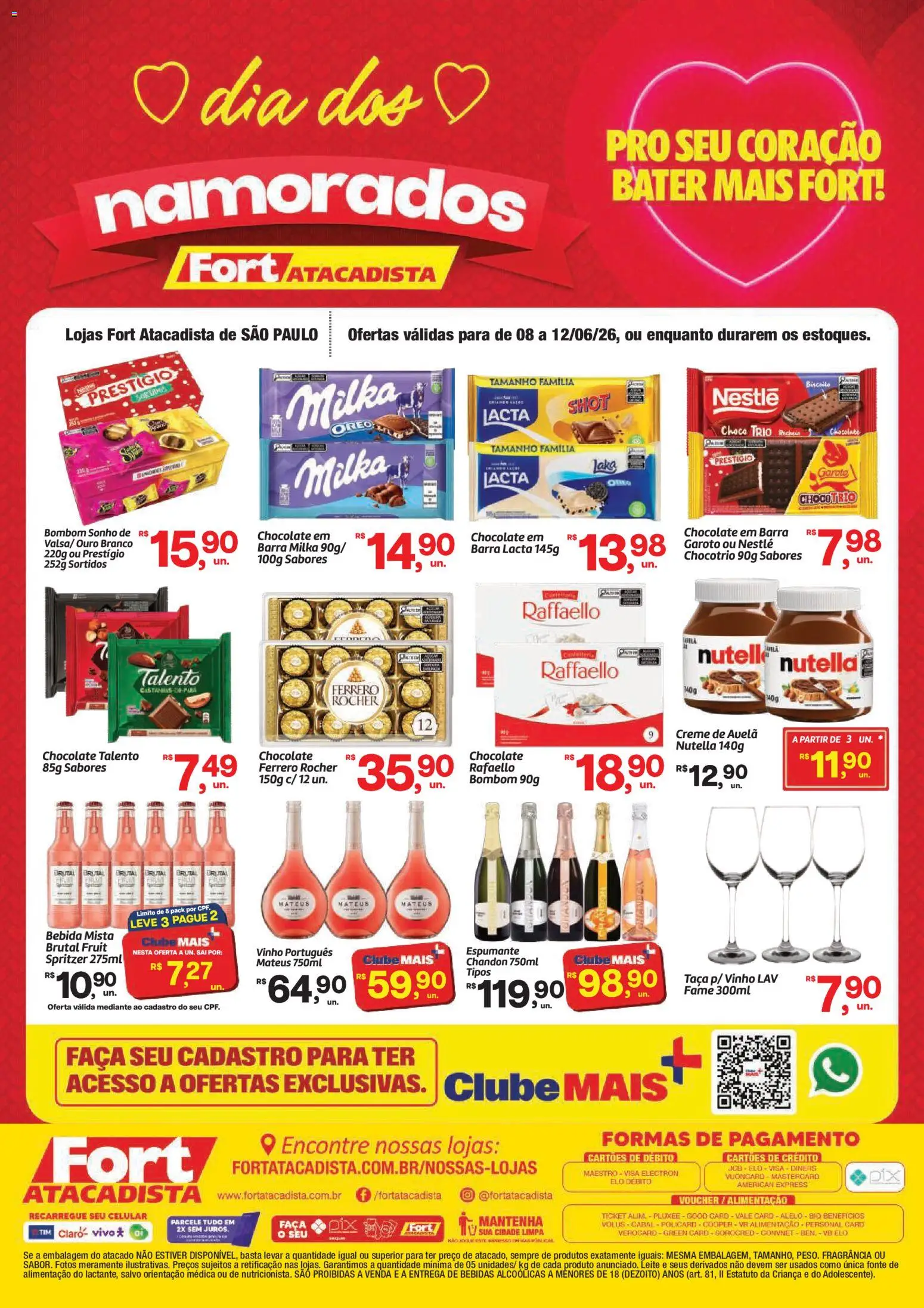 Pré-Visualização do folheto "Fort Atacadista ofertas Dia dos Namorados" da loja Fort Atacadista válido a partir de 08/06/2026