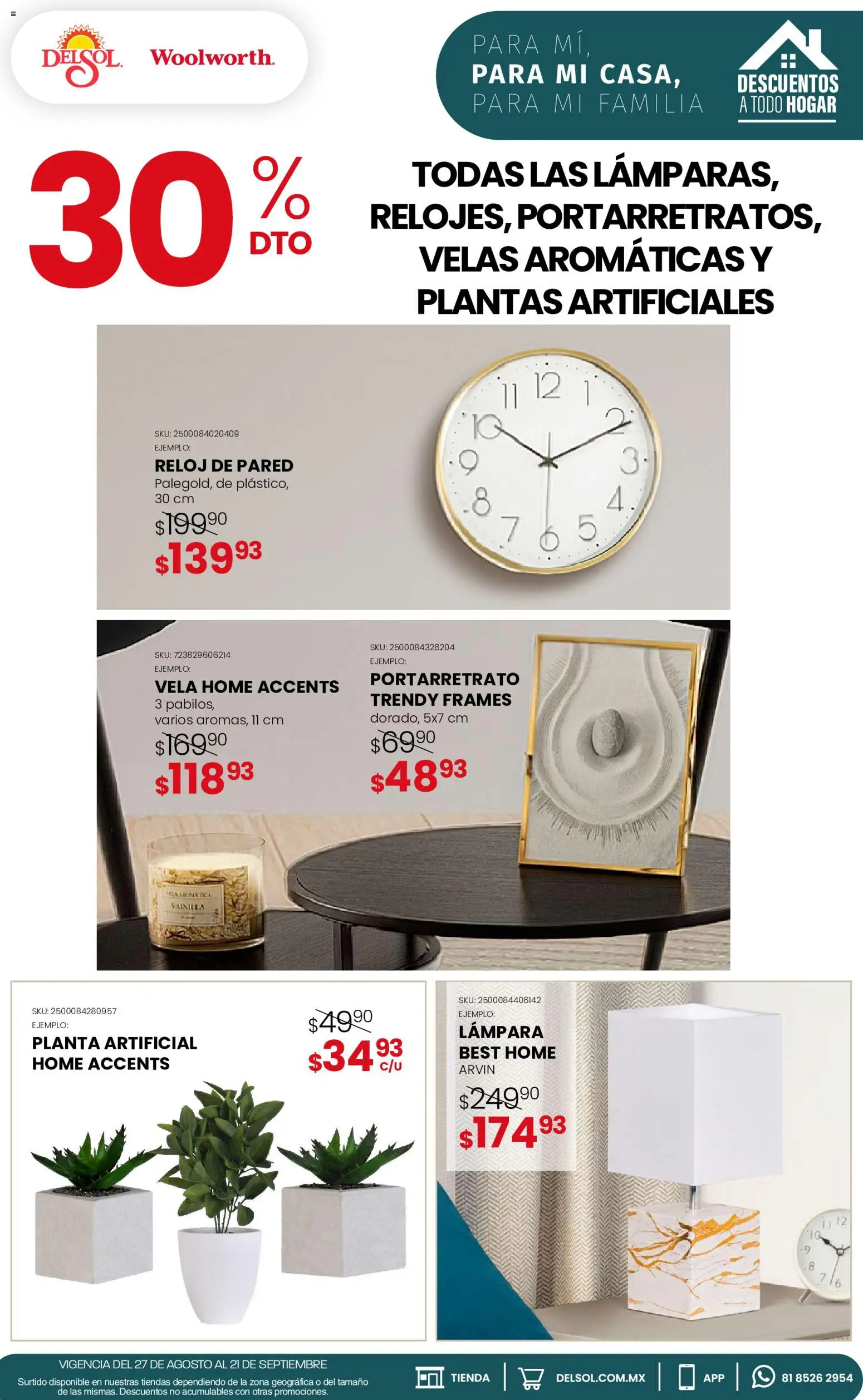 Vista previa las ofertas de la tienda Del Sol y Woolworth - Del Sol y Woolworth catálogo desde el 27/08/2026 