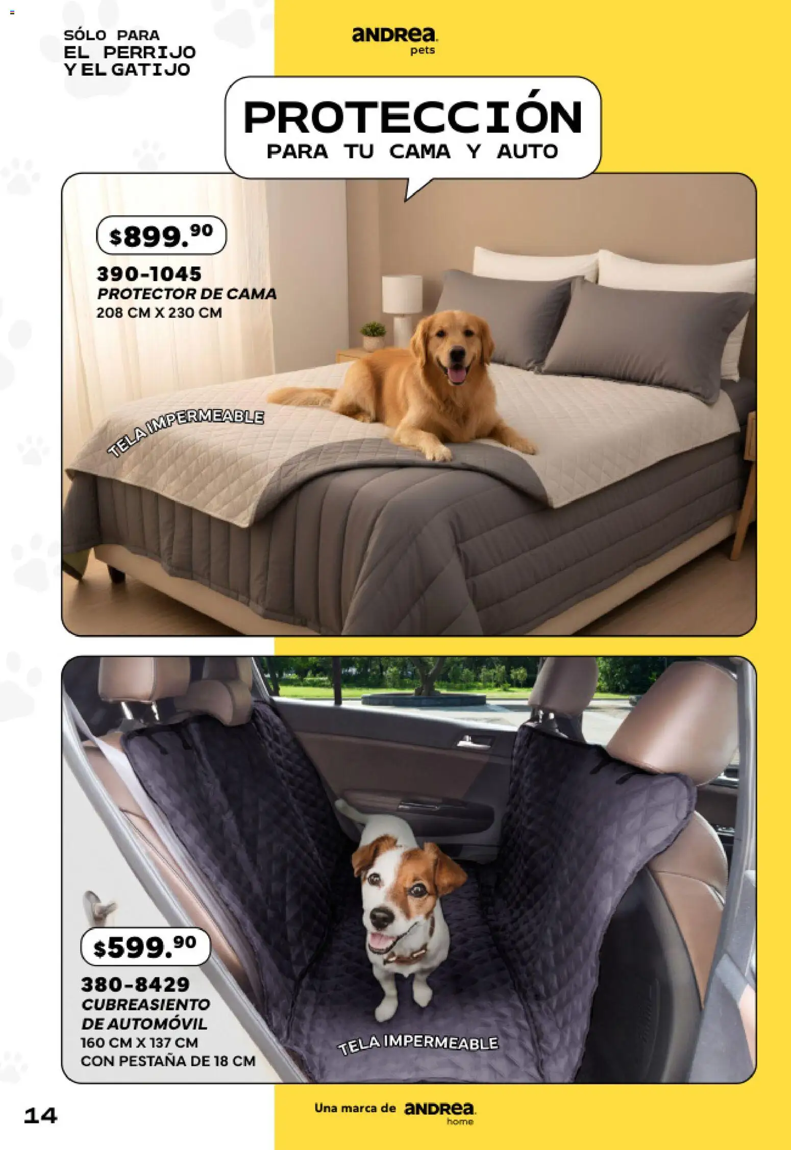 Vista previa las ofertas de la tienda Andrea - Andrea catálogo Pets desde el 24/05/2026 - Cama