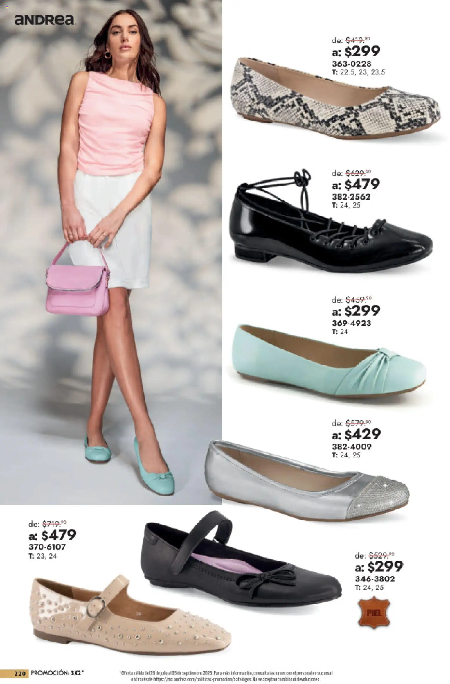 Vista previa las ofertas de la tienda Andrea - Andrea catálogo Outlet desde el 26/07/2026 