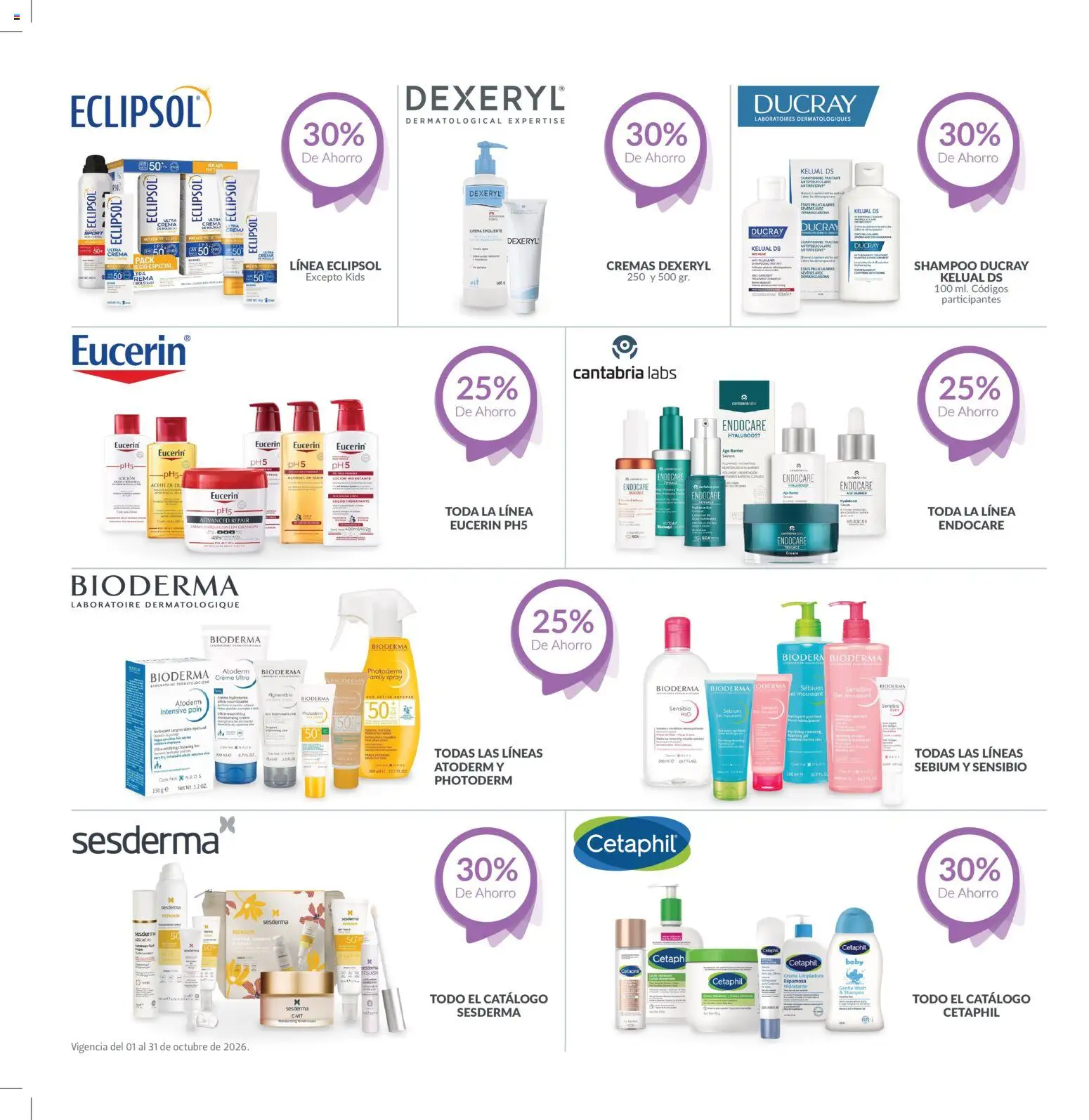 Vista previa las ofertas de la tienda Farmacia Guadalajara - Farmacia Guadalajara catálogo Dermo desde el 01/10/2026 