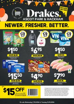 Preview of catalogue Drakes catalogue Ascot Park & Hackham from shop Drakes valid 07/10/2026
