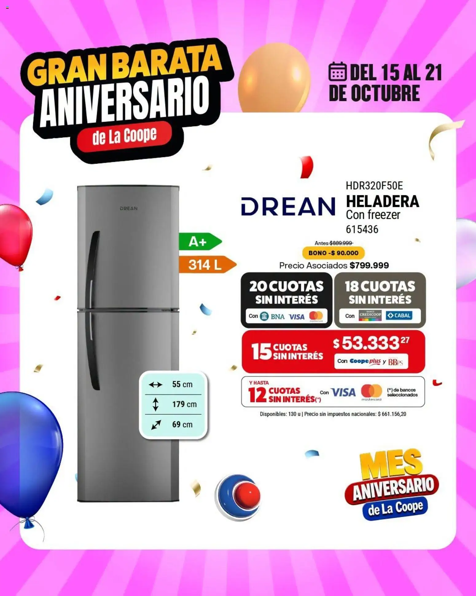 Vista previa del folleto de la tienda Cooperativa Obrera válido desde el 15/10/2026 