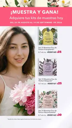 Vista previa las ofertas de la tienda Yves Rocher - Yves Rocher catálogo Muestra y gana desde el 25/08/2026 